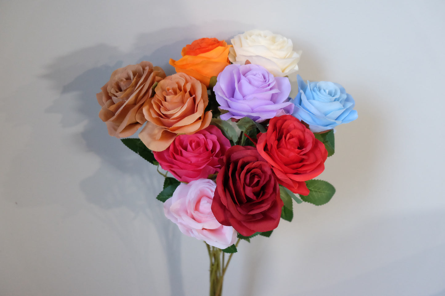 Silk Rose Single Stem (15 Colours)