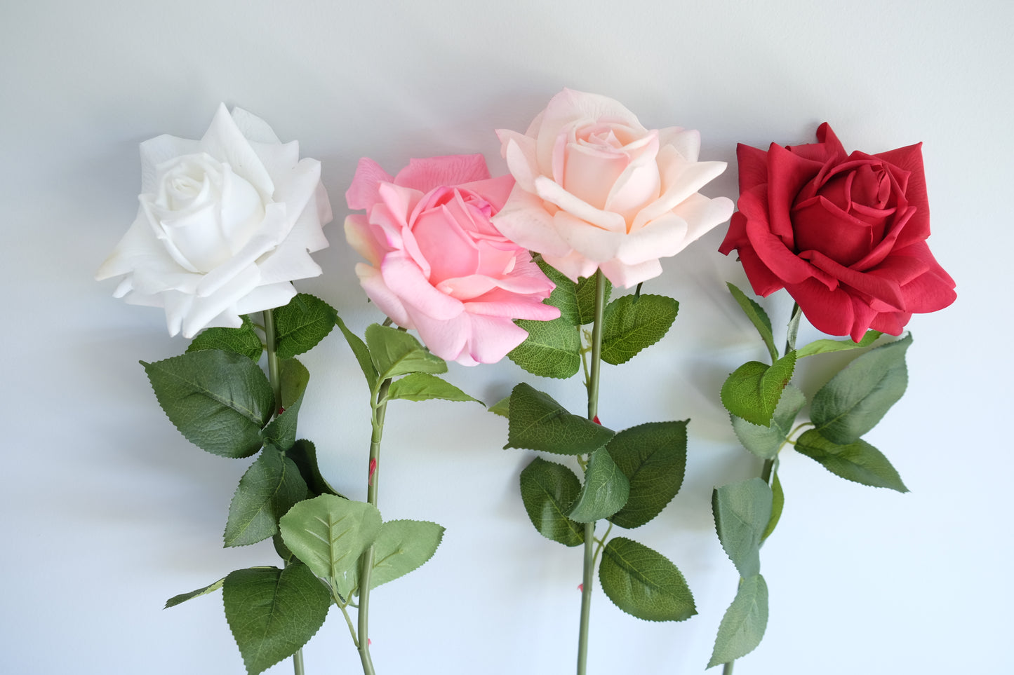 REAL TOUCH Rose Single Stem (4 Colours)